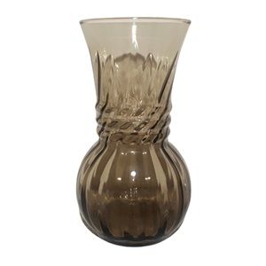 Anchor hocking Smokey small vase